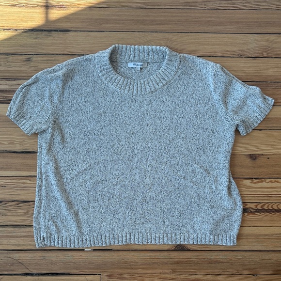Madewell Tops - Gray Short Sleeve Sweater